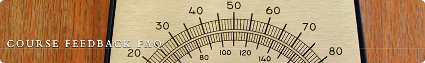 Wright Institute Course Feedback FAQ